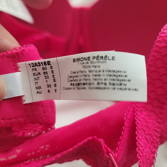 NWT Simone Pérèle Caresse 3D Plunge Bra - Sz 30E INT (US) - Picture 6 of 9